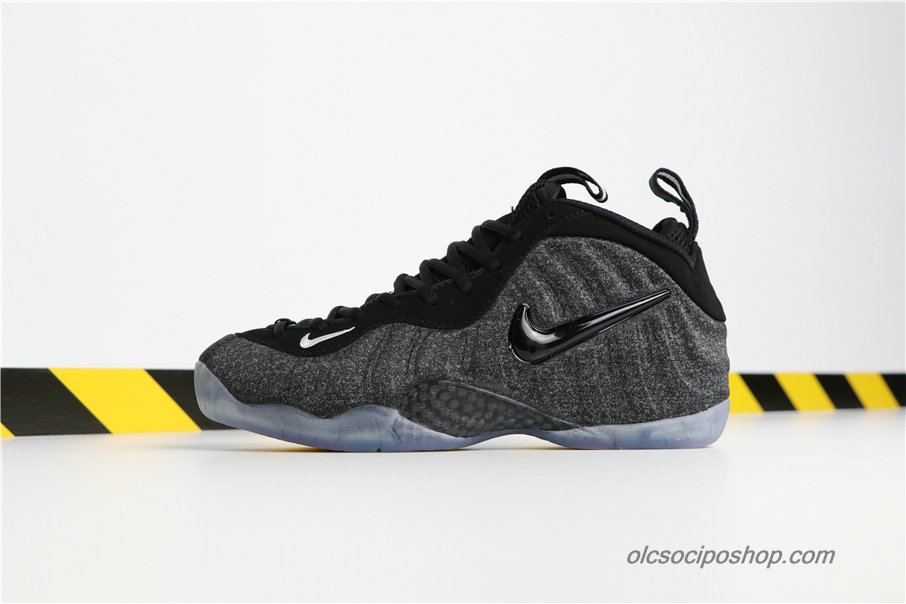 Férfi Nike Air Foamposite Pro Foam in Fleece Szürke/Fekete Cipők (624041-007)