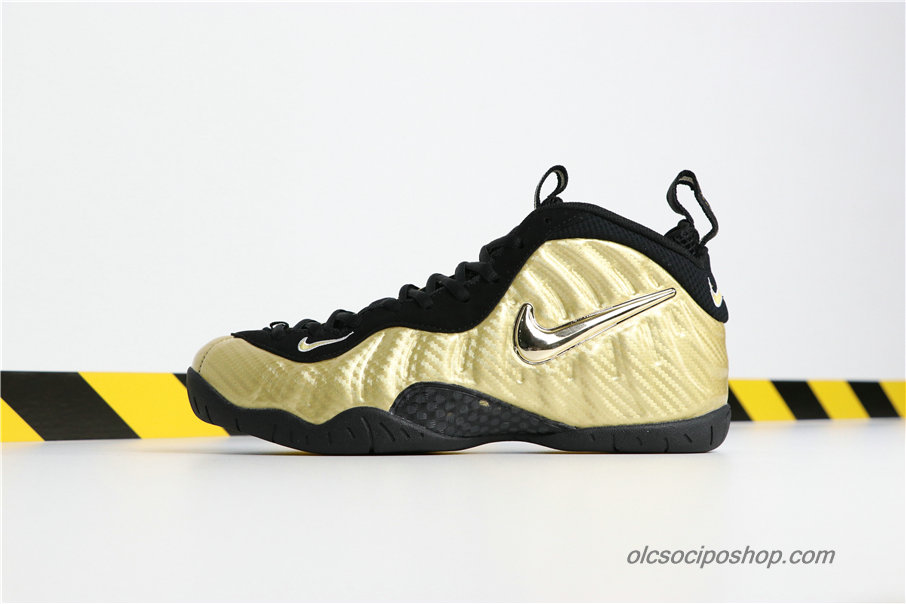 Férfi Nike Air Foamposite Pro Arany/Fekete Cipők (624041-701)