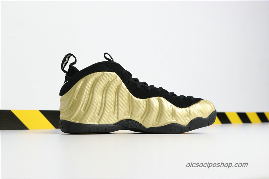 Férfi Nike Air Foamposite Pro Arany/Fekete Cipők (624041-701)