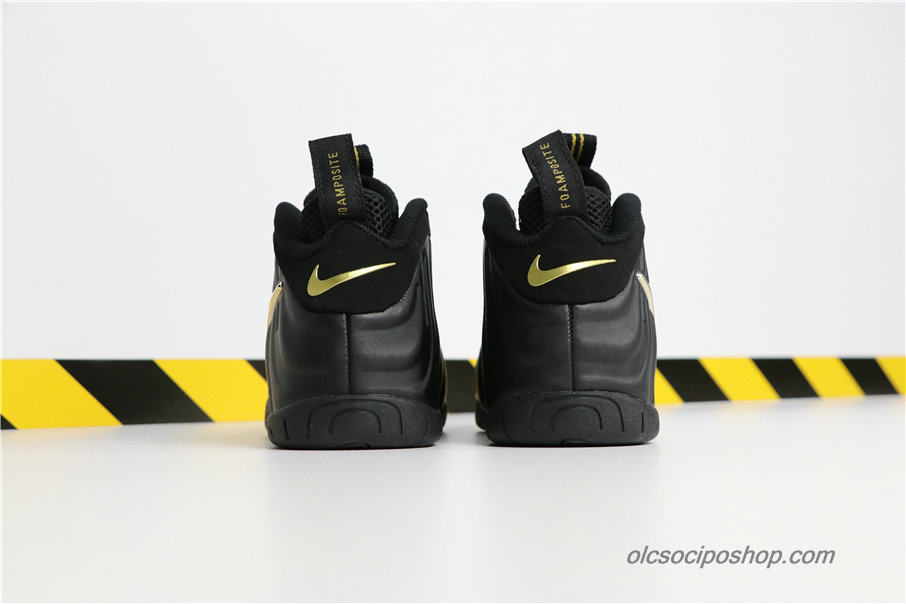 Férfi Nike Air Foamposite Pro QS Fekete/Arany Cipők (624041-009)