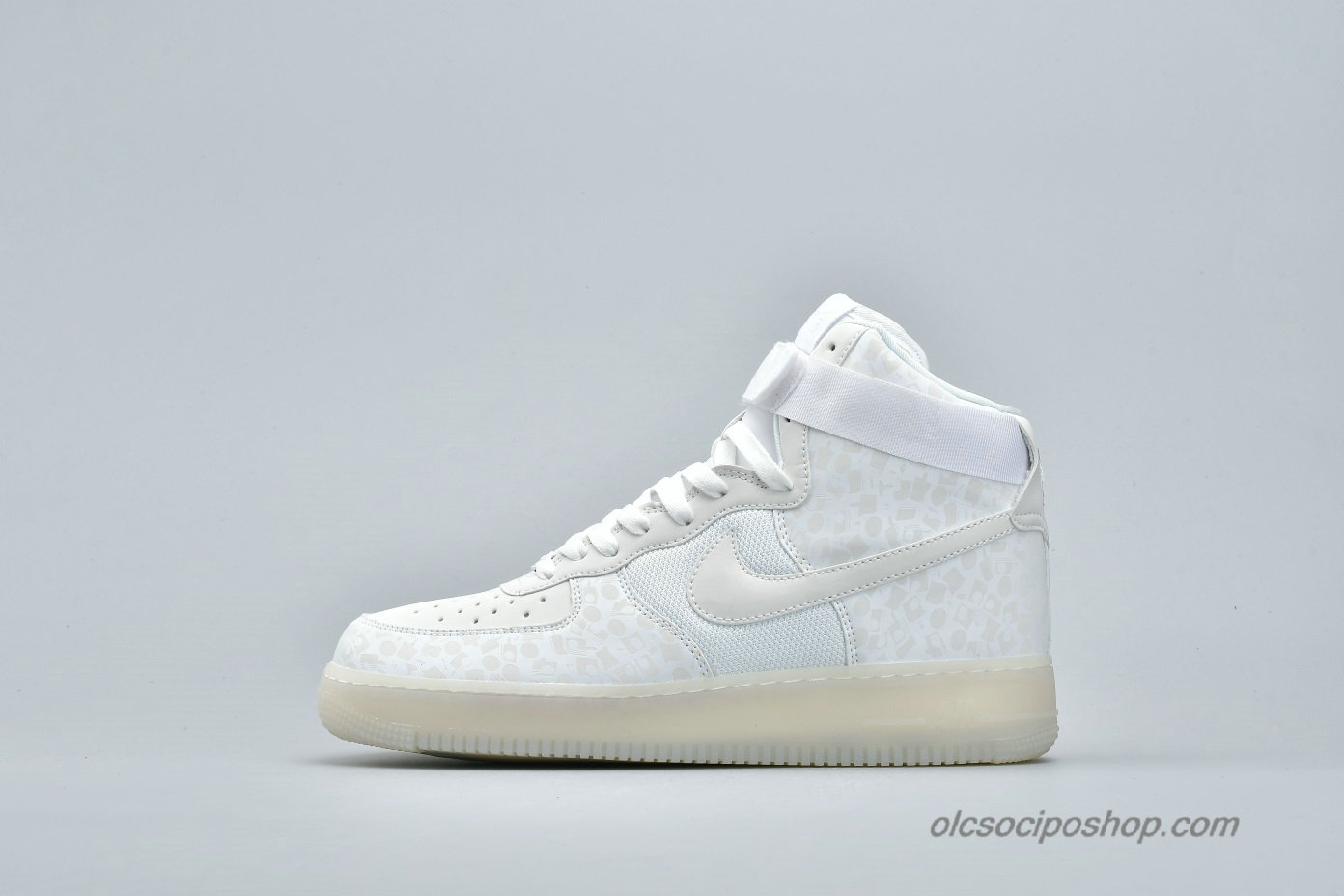 Nike Air Force 1 High 07 Stash 17 Fehér/Világos szürke Cipők (AO9296-100)