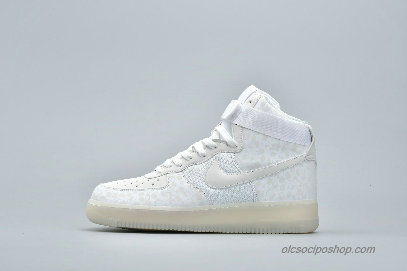 Nike Air Force 1 High 07 Stash 17 Fehér/Világos szürke Cipők (AO9296-100)