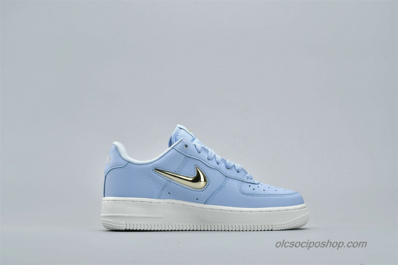 Női Nike Air Force 1 Low 07 PRM LX Világoskék/Arany Cipők (AO3814-400)