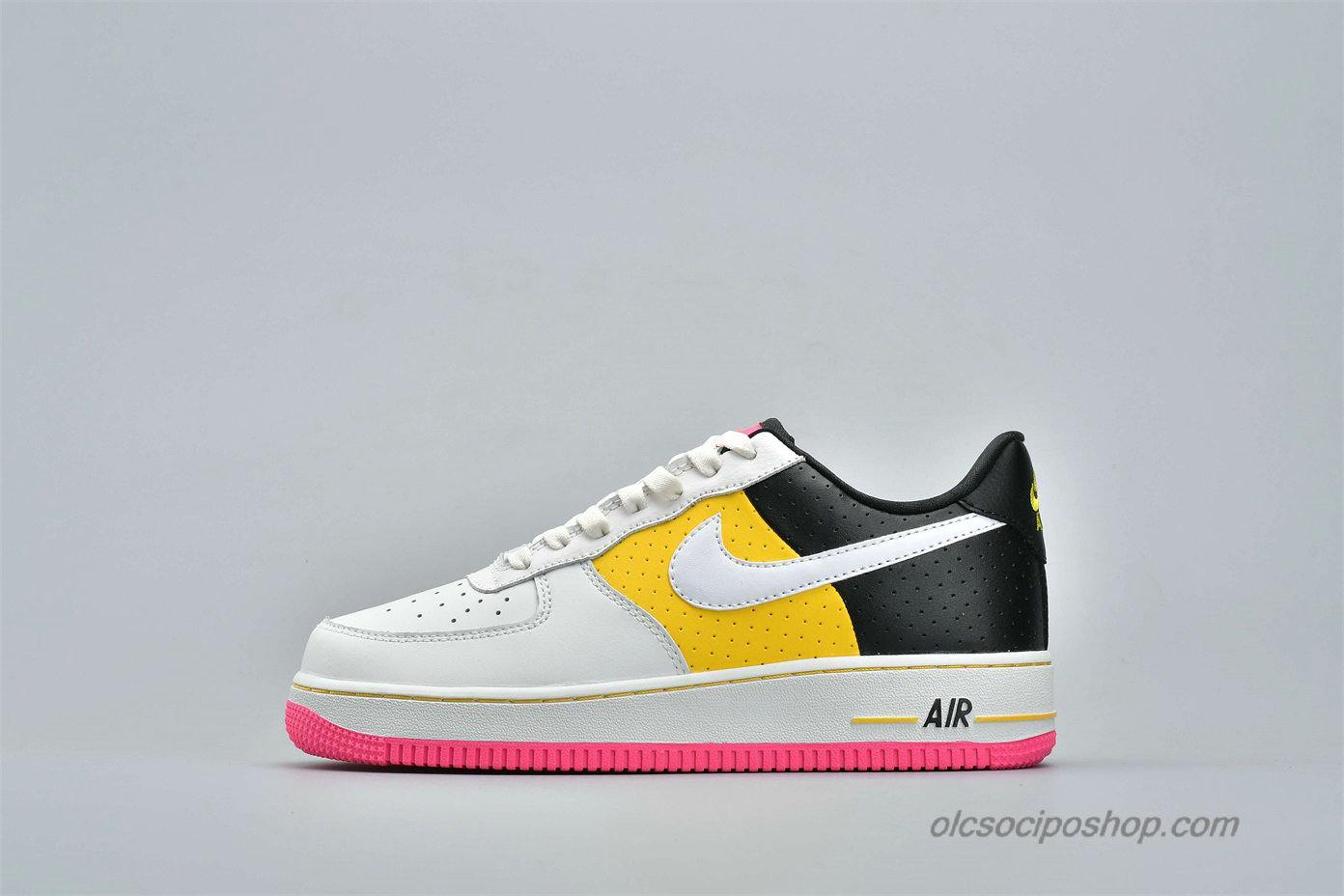 Női Nike Air Force 1 Low 07 SE MOTO Fehér/Sárga/Fekete Cipők (AT2583-100)