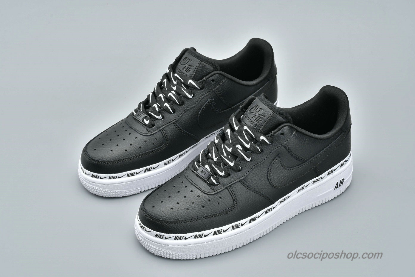Nike Air Force 1 07 SE PRM Low Fekete/Fehér Cipők (AH6827-002)