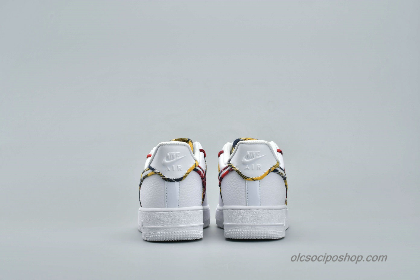 Nike Air Force 1 Low LO TARTAN Fehér/Piros/Sárga Cipők (AV8218-100)