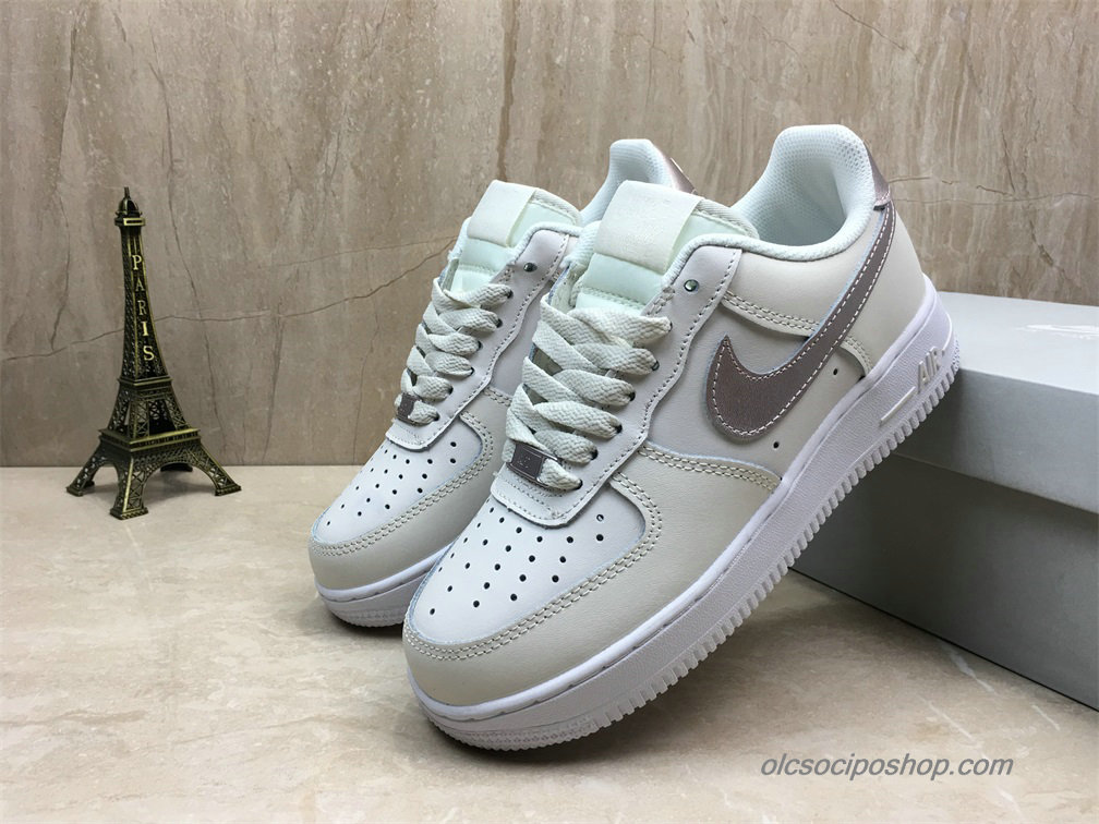 Női Nike Air Force 1 Low Fehér/Ezüst Cipők (314219-021)