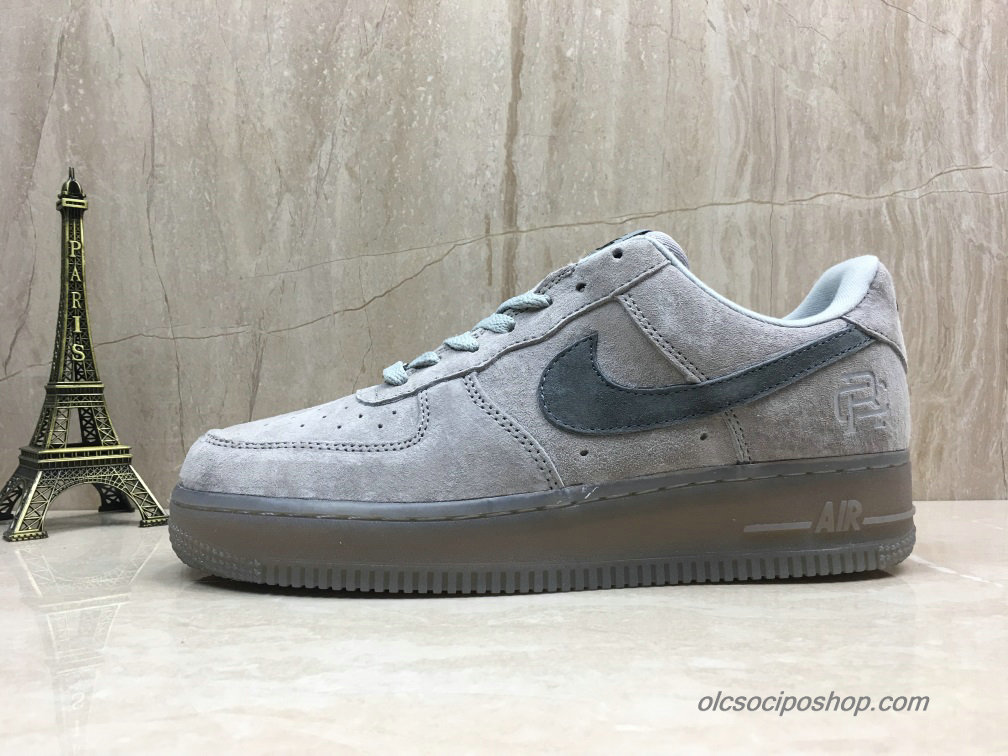 Férfi Nike Air Force 1 Low Suede Szürke Cipők (888853-200)