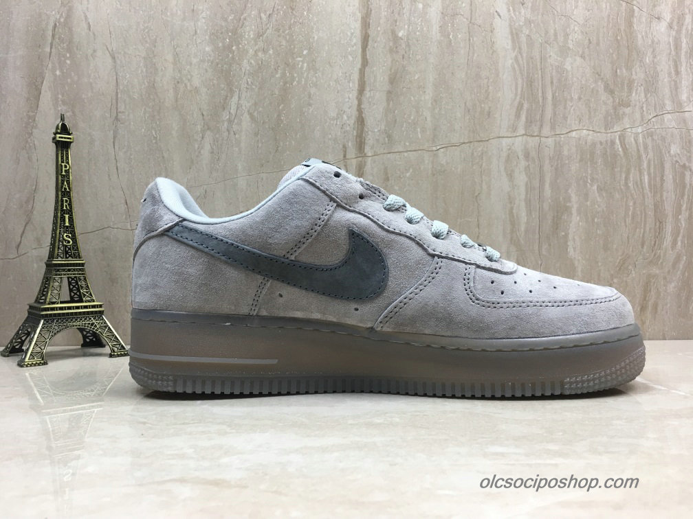 Férfi Nike Air Force 1 Low Suede Szürke Cipők (888853-200)