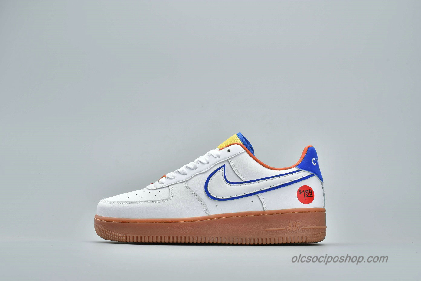 Nike Air Force 1 Low UPSTEP WONDER BREAD Fehér/Kék Cipők (653774-660)