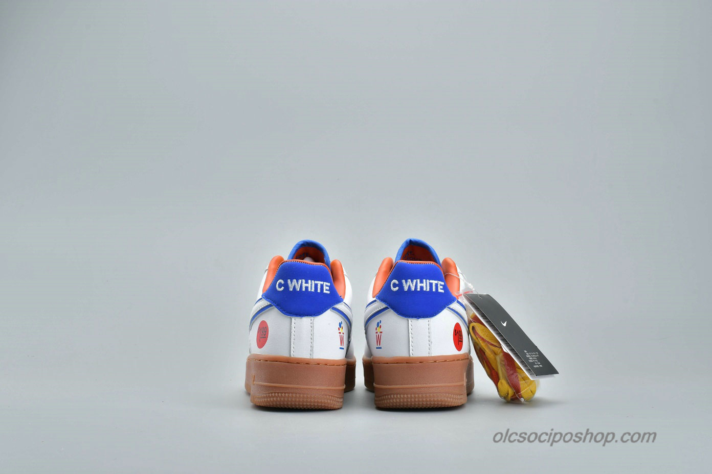 Nike Air Force 1 Low UPSTEP WONDER BREAD Fehér/Kék Cipők (653774-660)