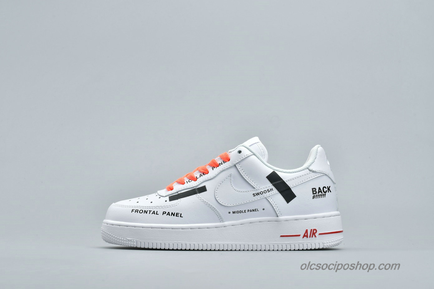Nike Air Force 1 Low Fehér/Fekete/Narancs Cipők (AR7720-101)
