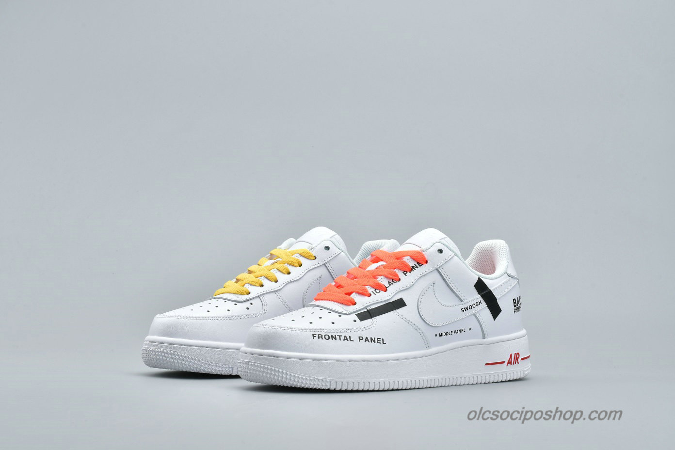 Nike Air Force 1 Low Fehér/Fekete/Narancs Cipők (AR7720-101)