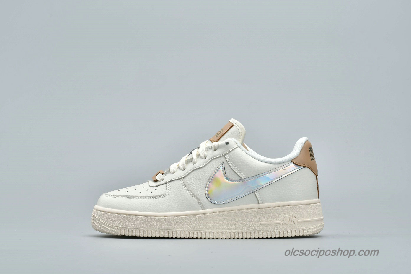 Nike Air Force 1 Low Piszkosfehér/Ezüst/Barna Cipők (AV2038-100)