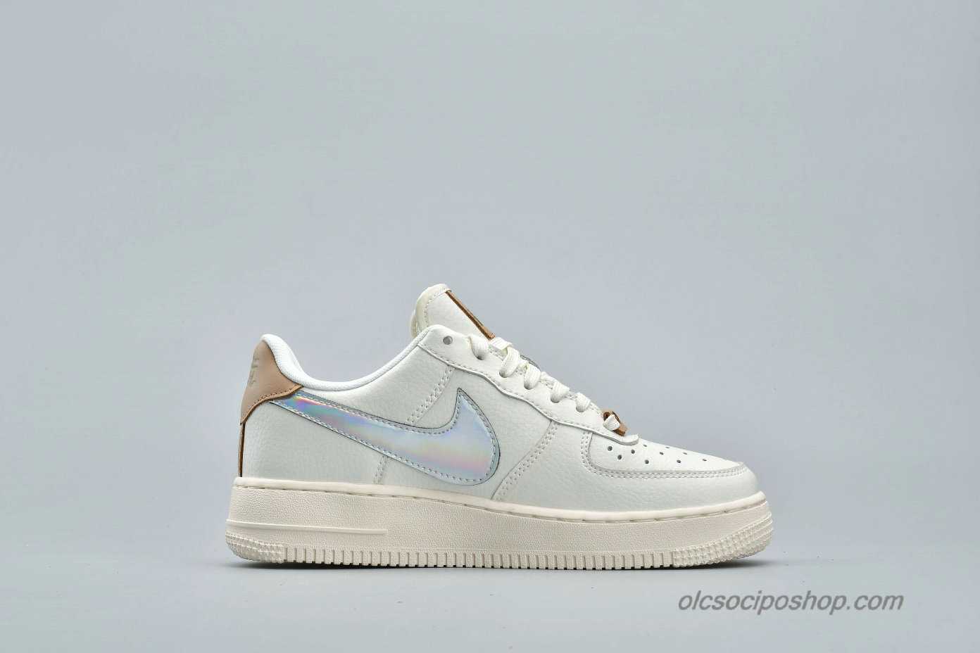 Nike Air Force 1 Low Piszkosfehér/Ezüst/Barna Cipők (AV2038-100)