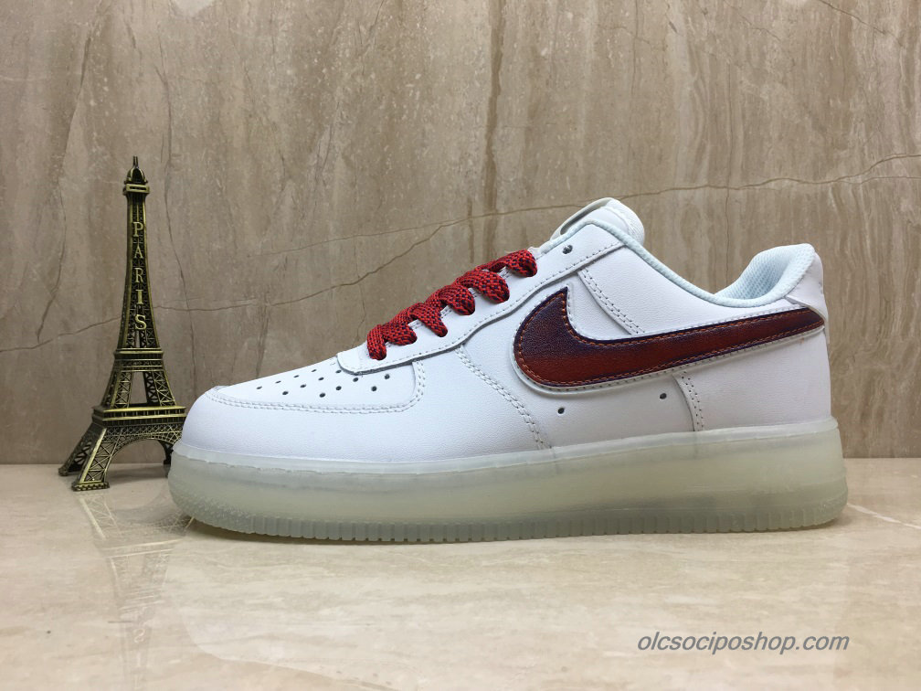 Nike Air Force 1 Low Fehér/Sötét vörös Cipők (BQ8448-100)