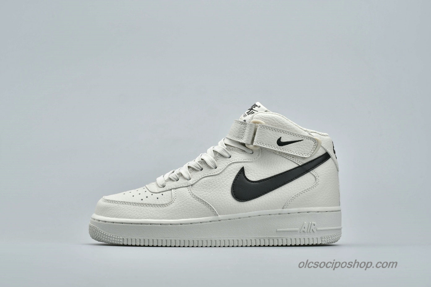 Nike Air Force 1 Mid 07 Piszkosfehér/Fekete Cipők (315123-047)