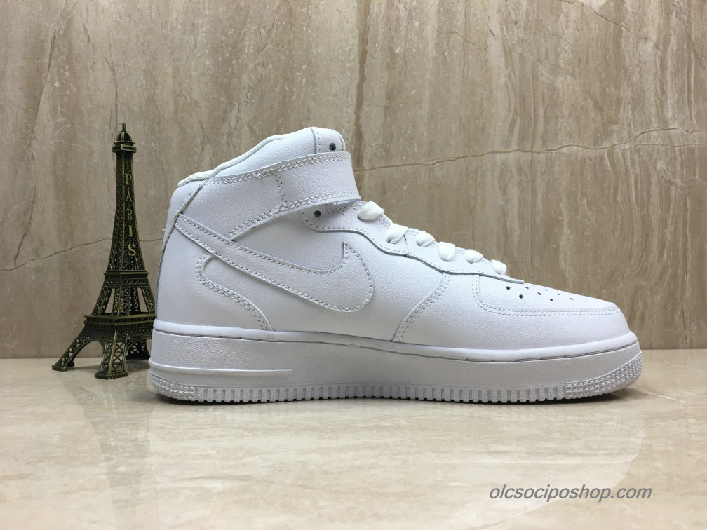 Nike Air Force 1 Mid Fehér/Zöld/Szürke/Fekete Cipők (315123-111)