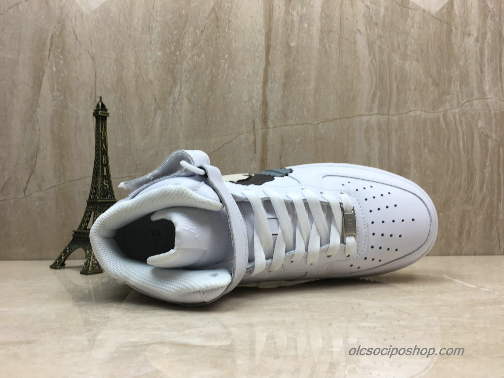 Nike Air Force 1 Mid Fehér/Zöld/Szürke/Fekete Cipők (315123-111)