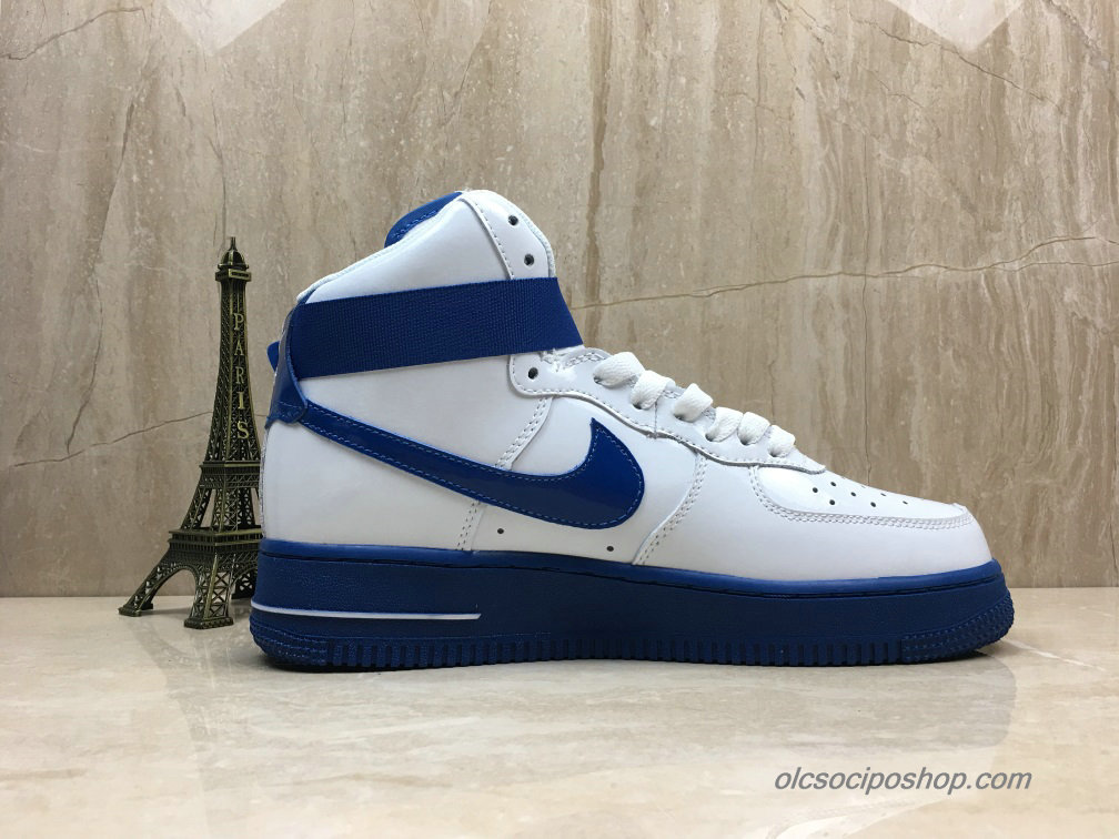 Nike Air Force 1 Mid Fehér/Sötétkék Cipők (AQ4229-100)