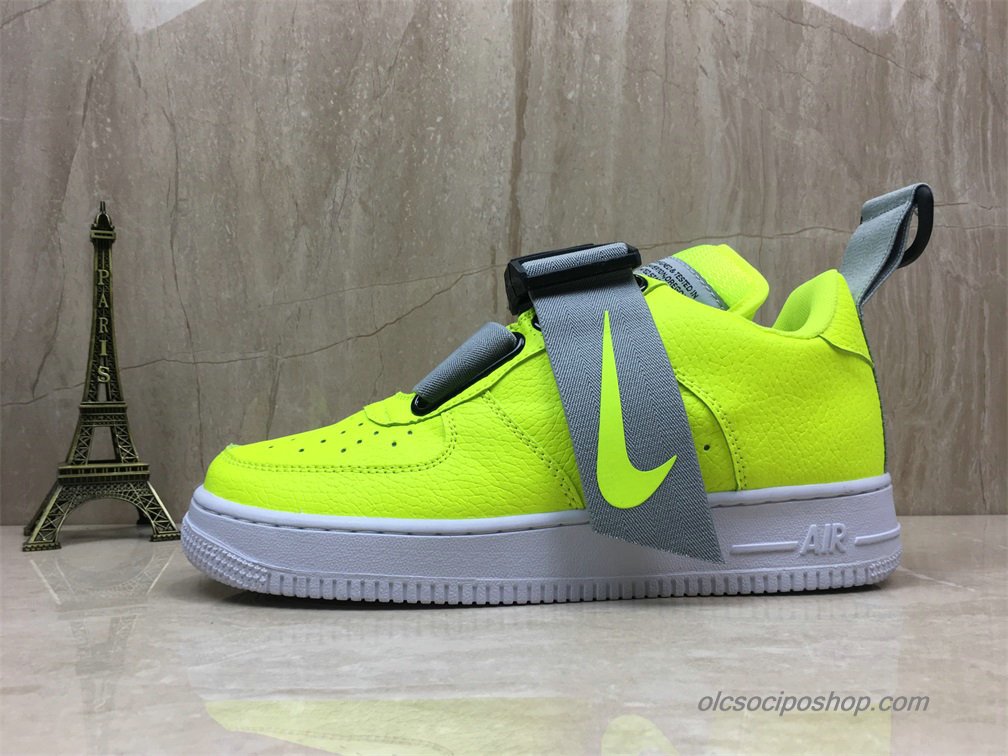 Férfi Nike Air Force 1 Utility QS Zöld/Szürke Cipők (AO1531-700)