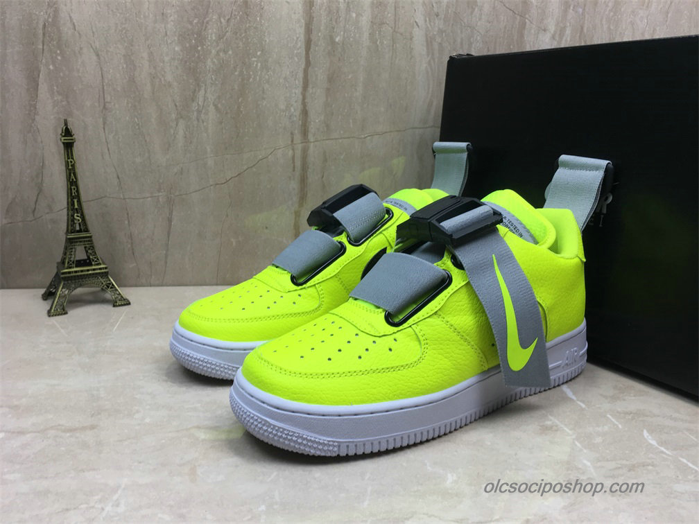 Férfi Nike Air Force 1 Utility QS Zöld/Szürke Cipők (AO1531-700)