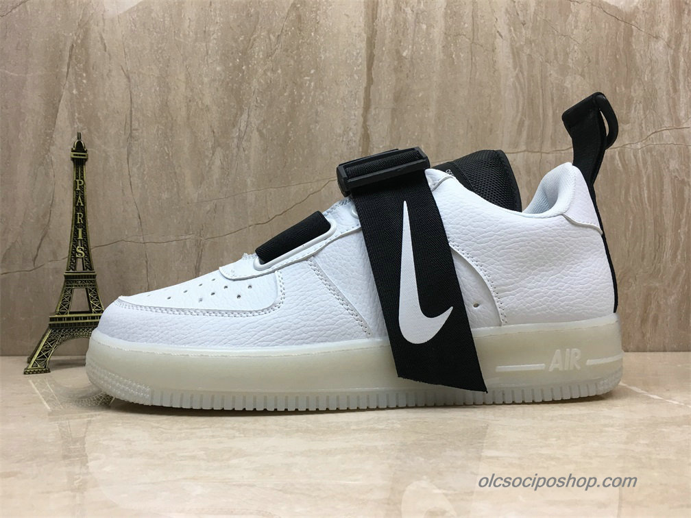 Férfi Nike Air Force 1 Utility QS Fehér/Fekete Cipők (AV6247-100)