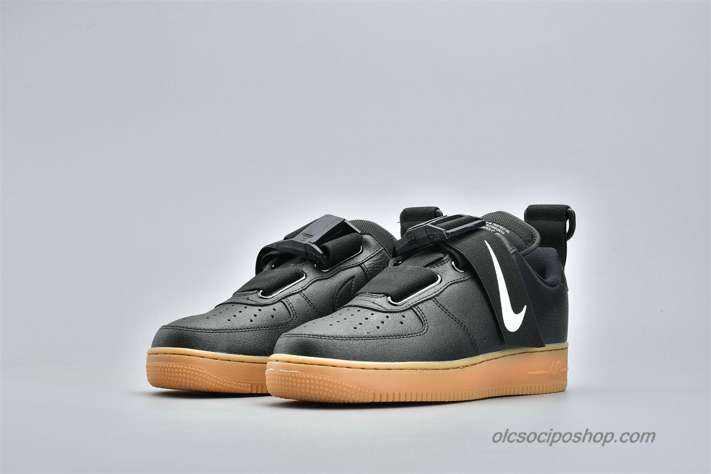 Nike Air Force 1 Utility QS Fekete/Fehér Cipők (AO1531-002)