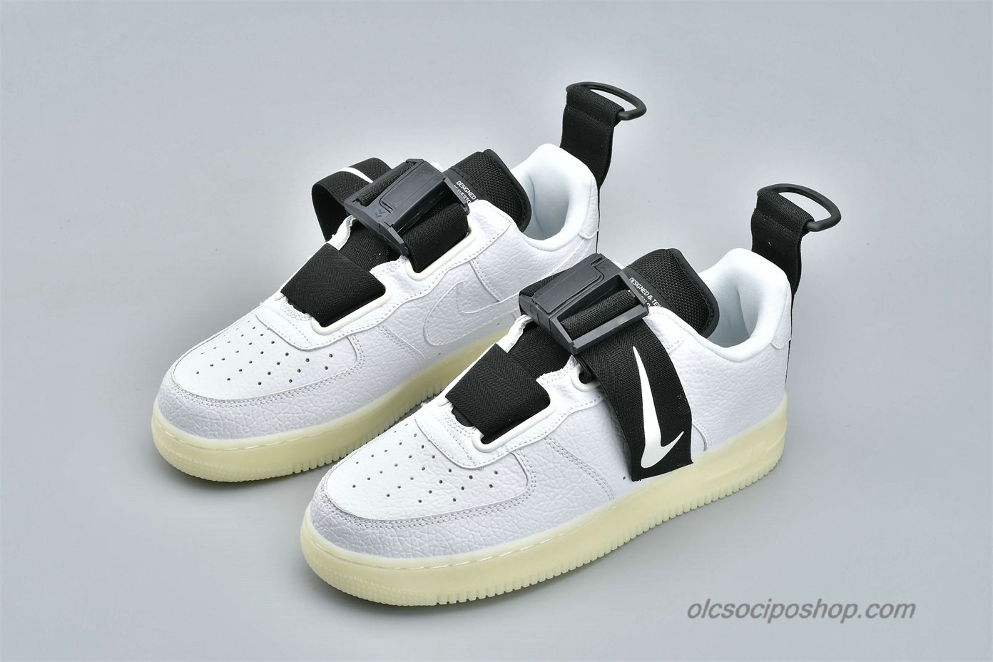 Nike Air Force 1 Utility QS Fehér/Fekete Cipők (AV6247-100)