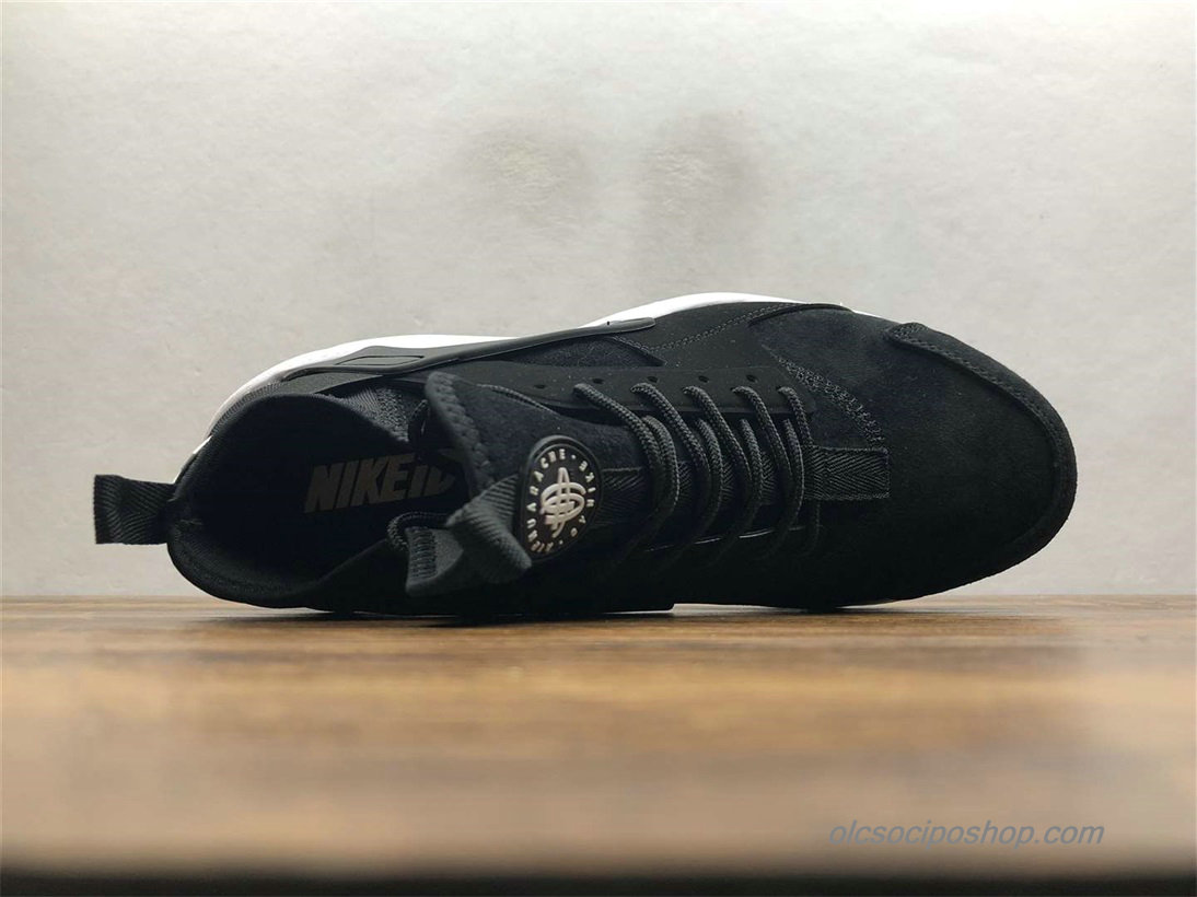 Férfi Nike Air Huarache Run Premium Fekete/Fehér Cipők (829669-662)