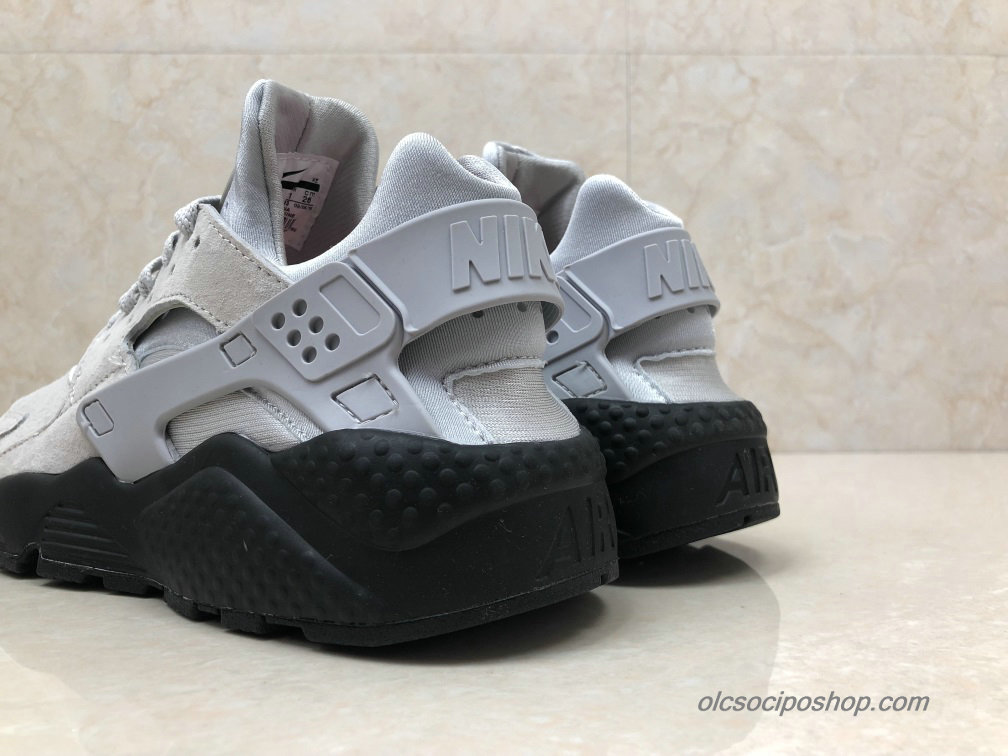 Nike Air Huarache Run Premium Hamu Szürke/Fekete Cipők (852628-003)