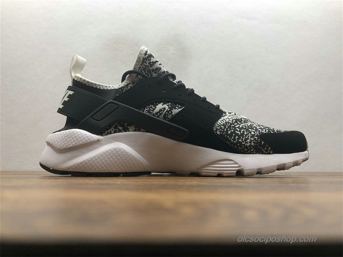 Nike Air Huarache Run Ultra Fekete/Szürke/Fehér Cipők (753889-991)