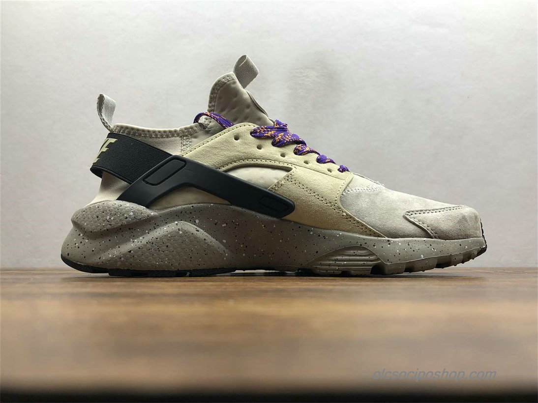 Nike Air Huarache Run Ultra Szürke/Khaki/Fekete Cipők (829669-334)