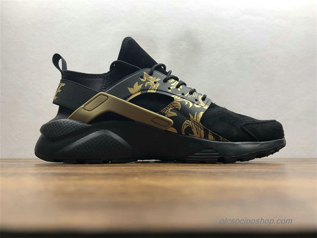 Nike Air Huarache Run Ultra Fekete/Arany Cipők (829669-661)