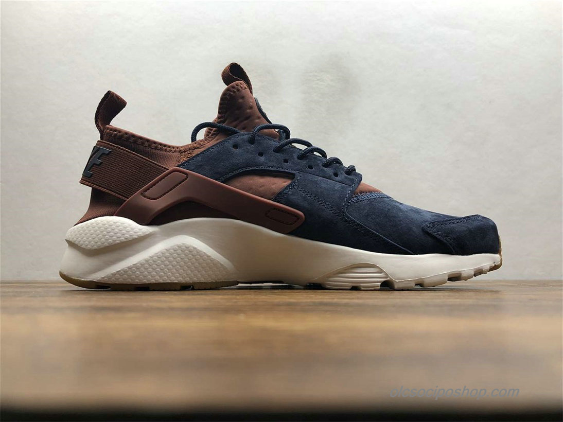 Nike Air Huarache Run Ultra Sötétkék/Csokoládé/Fehér Cipők (829669-668)