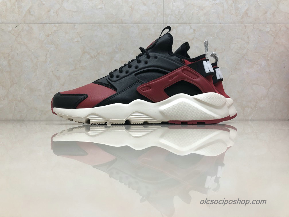 Nike Air Huarache Run Ultra Leather Bordeaux/Fekete Cipők (875842-006)