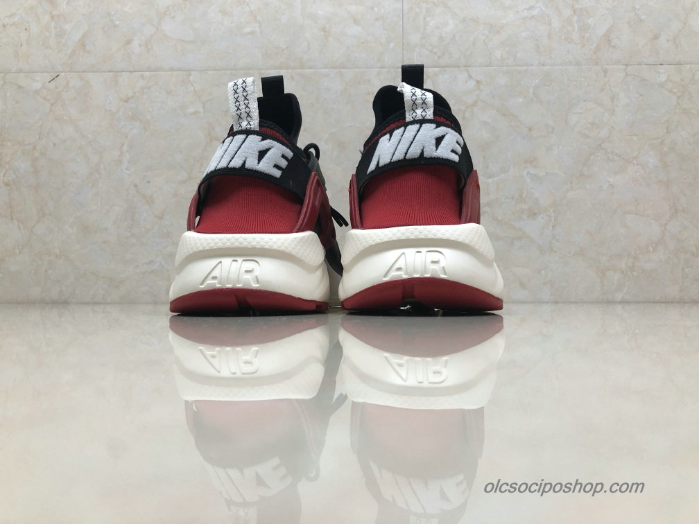 Nike Air Huarache Run Ultra Leather Bordeaux/Fekete Cipők (875842-006)