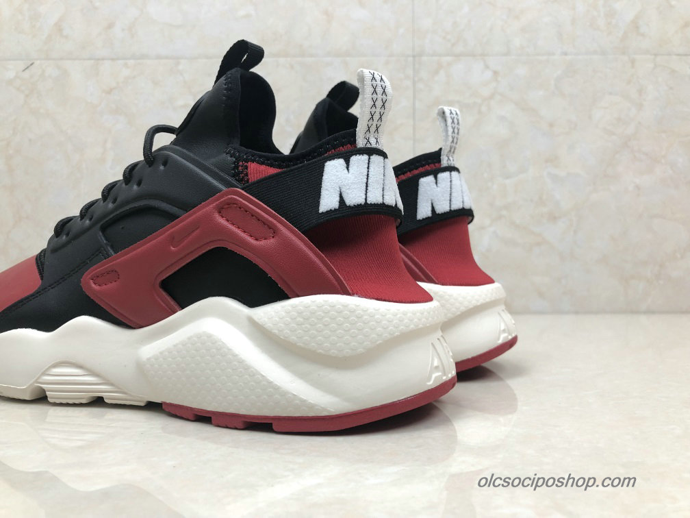 Nike Air Huarache Run Ultra Leather Bordeaux/Fekete Cipők (875842-006)