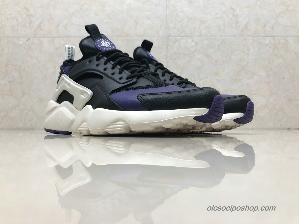 Nike Air Huarache Run Ultra Leather Sötétkék/Fekete Cipők (875842-302)