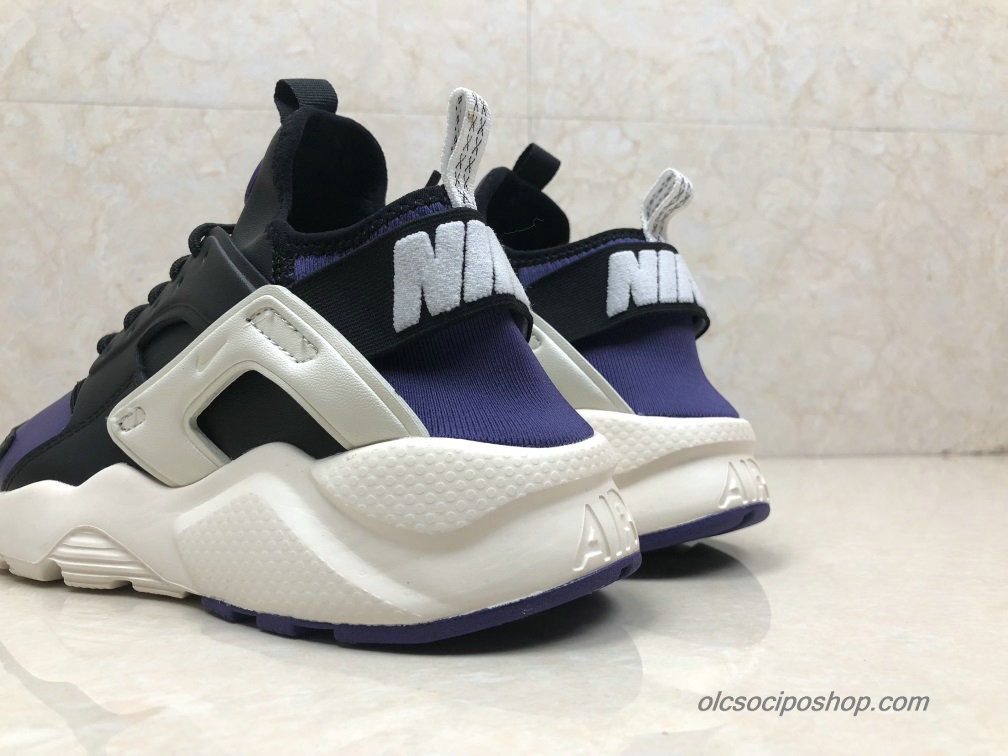 Nike Air Huarache Run Ultra Leather Sötétkék/Fekete Cipők (875842-302)