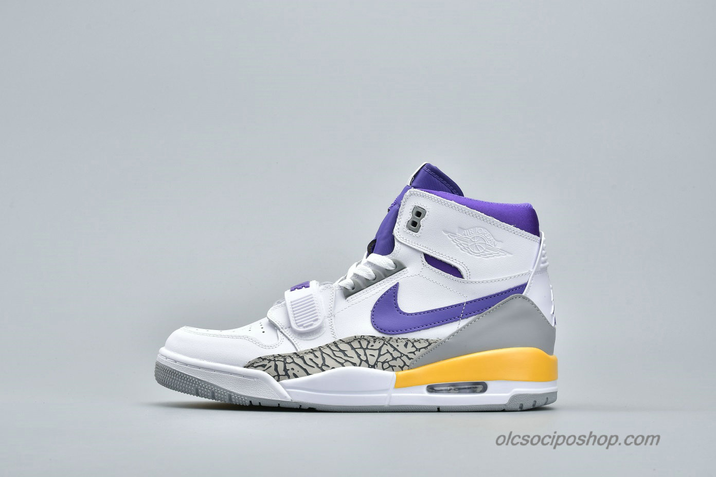 Férfi Air Jordan Legacy 312 Fehér/Szürke/Lila/Sárga Cipők (AV3922-157)