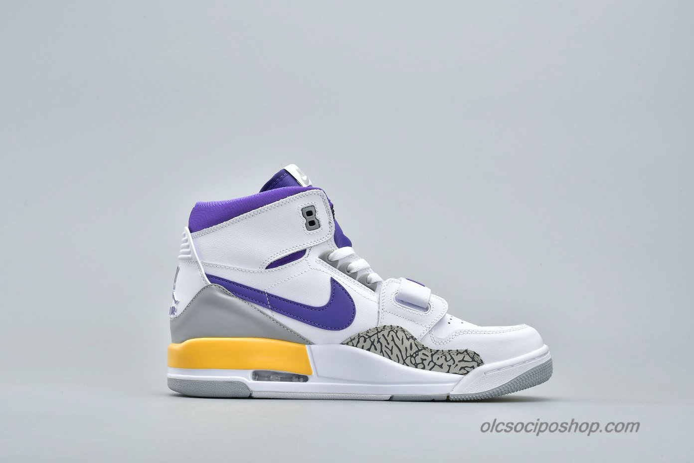 Férfi Air Jordan Legacy 312 Fehér/Szürke/Lila/Sárga Cipők (AV3922-157)
