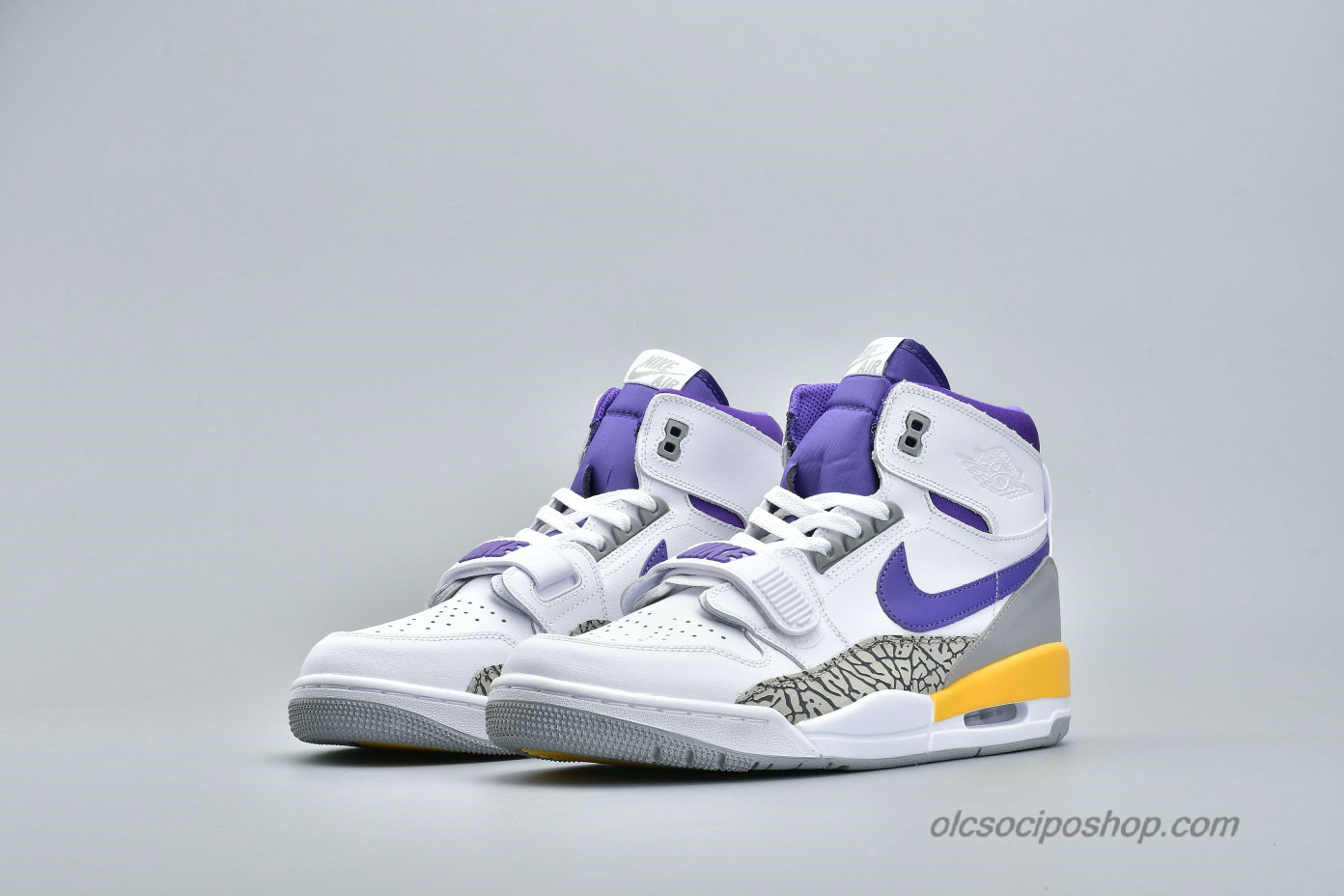 Férfi Air Jordan Legacy 312 Fehér/Szürke/Lila/Sárga Cipők (AV3922-157)