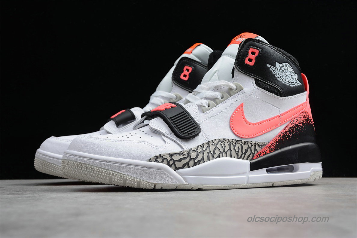 Férfi Air Jordan Legacy 312 NRG Fehér/Rózsaszín/Szürke/Fekete Cipők (AQ4160-108)