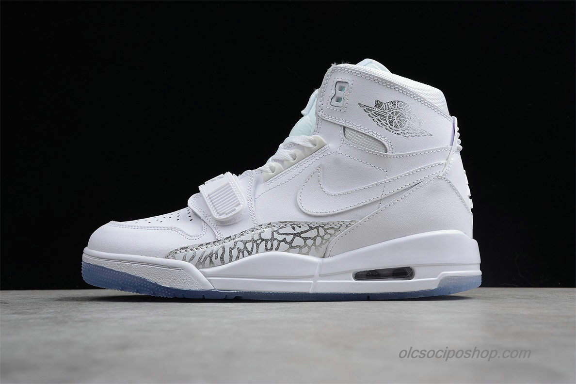 Férfi Air Jordan Legacy 312 NRG Fehér/Ezüst Cipők (AV3922-100)