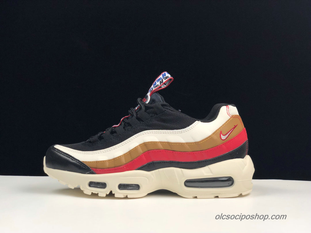 Férfi Nike Air Max 95 TT PRM Fekete/Fehér/Barna/Piros Cipők (AJ4077-002)