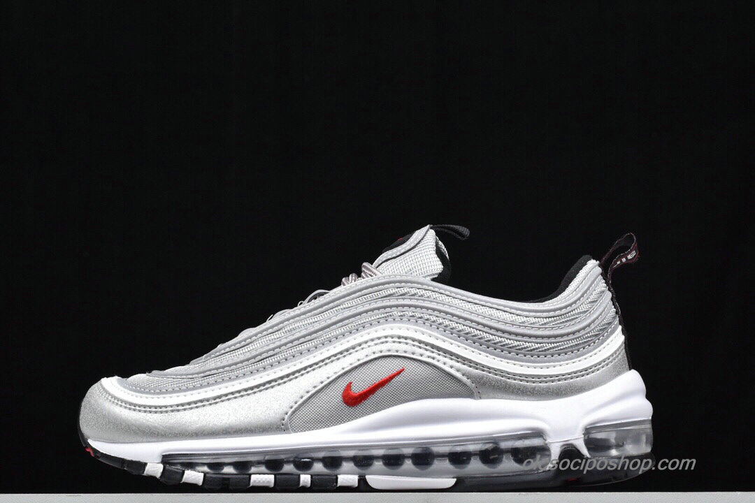 Nike Air Max 97 Ezüst/Fehér/Piros Cipők