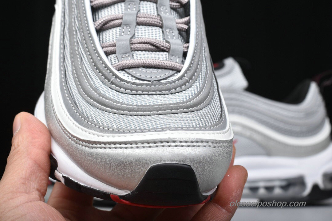 Nike Air Max 97 Ezüst/Fehér/Piros Cipők