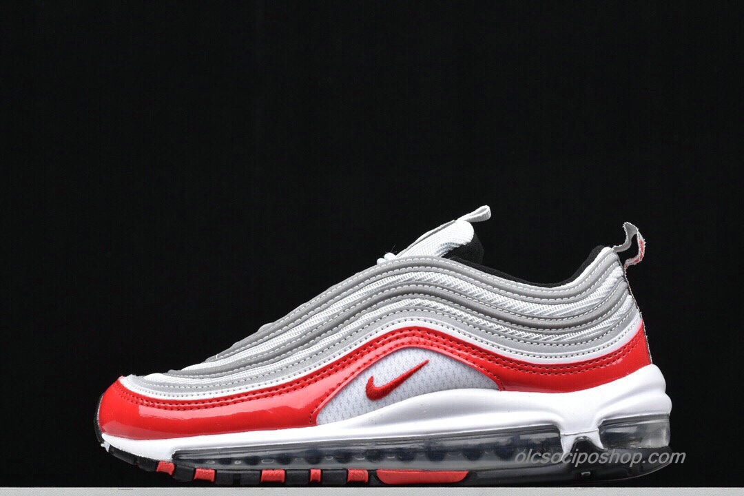 Nike Air Max 97 Szürke/Piros/Fehér Cipők