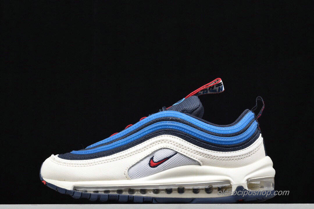 Nike Air Max 97 Kék/Piszkosfehér/Piros Cipők